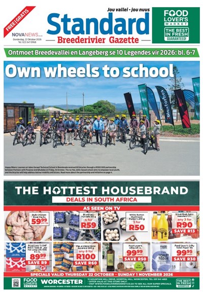 Standard Breederivier Gazette open
