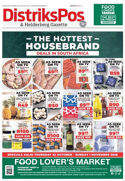 DistriksPos en Helderberg Gazette Open